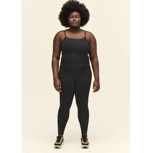 Girlfriend Collective Black Cami Unitard